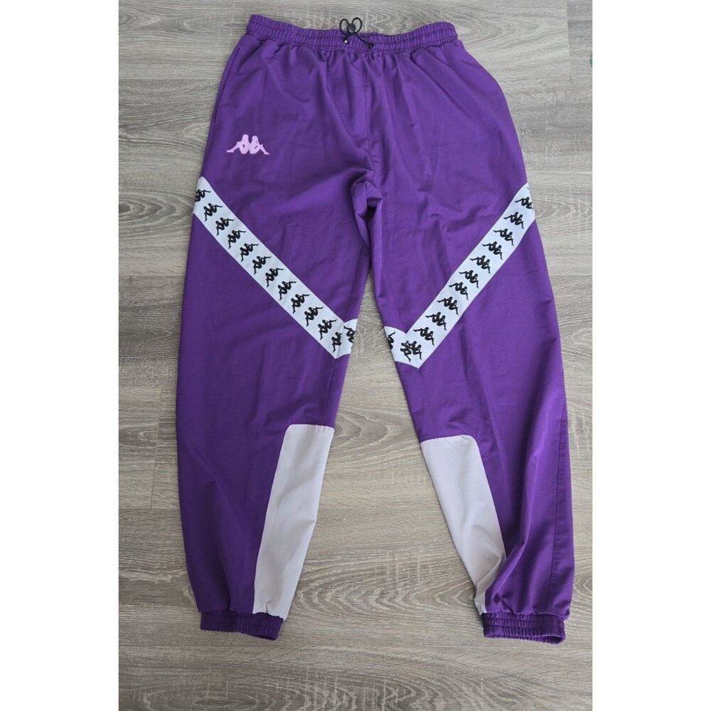 ‎ Kappa womans purple joggers sz Large